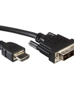 Caco DVI - HDMI 1m DVI HDMI Nero cavo di interfaccia e adattatore