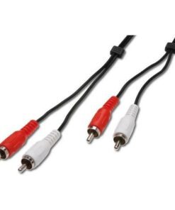Digitus Cavo Stereo Connettori 2 X Cinch (Rca) Maschio Maschio - Mt. 5