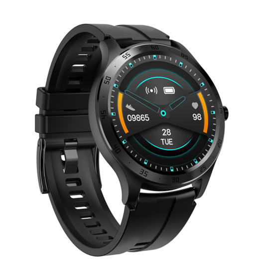 Smartwatch SGS Round – Full Touch 1.28″ Black - immagine 2