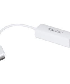 INK ADATTATORE USB TIPO C MASCHIO CONNETTORE RJ45 FEMMINA PER RETI10/100