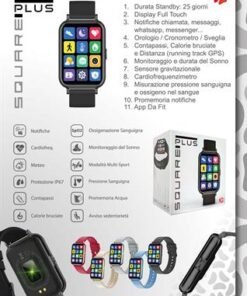 Alternative view of Smartwatch SGS Square Plus - Black