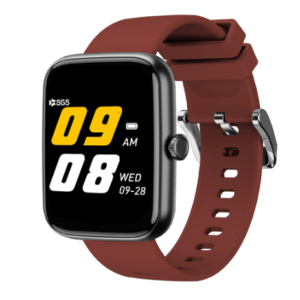 Smartwatch SGS Square TALK con Funzione Telefono - Black/Bordeaux