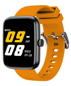 Smartwatch SGS Square TALK con Funzione Telefono - Black /Orange