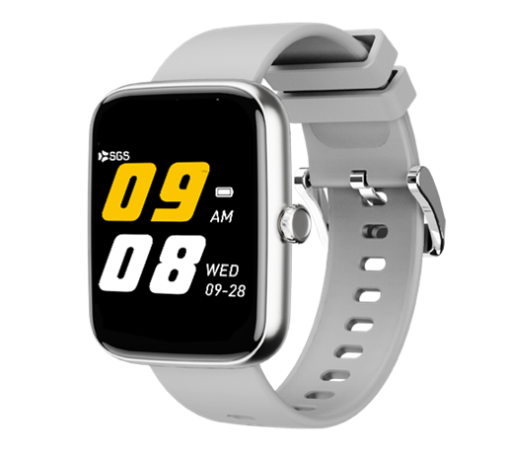 Smartwatch SGS Square TALK con Funzione Telefono - Silver Grey