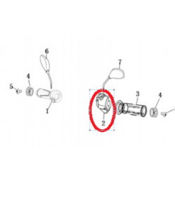 SS00147  GRUPPO INTERRUTTORE, SINISTRO CPX /CPX PRO
