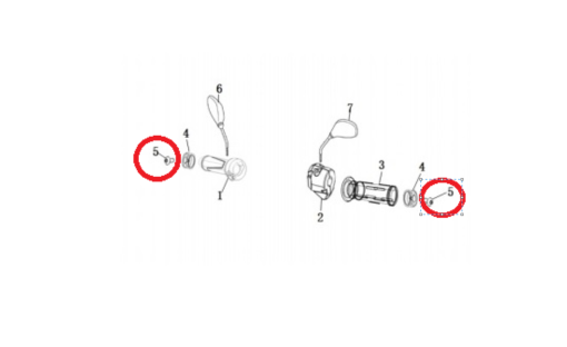 SS00018  BULLONE A CAVA ESAGONALE 6X16  DX o SX CPX /CPX PRO
