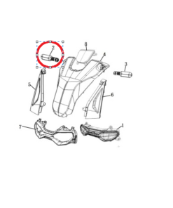 SS00972  FRECCIA,ANTERIORE DESTRO CPX /CPX PRO