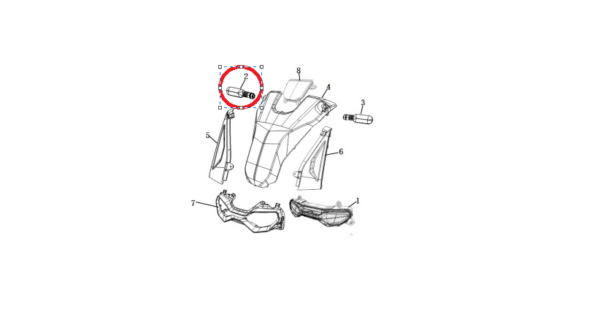 SS00972  FRECCIA,ANTERIORE DESTRO CPX /CPX PRO