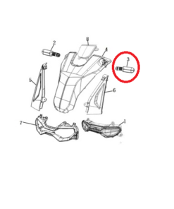SS00974  FRECCIA,ANTERIORE SINISTRO CPX /CPX PRO
