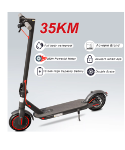 AOVOPRO ES80 Monopattino elettrico 350W motore batteria da10.5AH  31 KM/H velocità 8.5 pollici + APP Smart