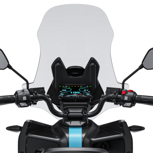VMOTO SUPER SOCO CPX EXPLORER BIANCO L3  DOPPIA BATTERIA EQUIVALENTE 125 CC - immagine 2