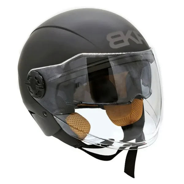 Casco Jet BKR Tre Nero - immagine 3