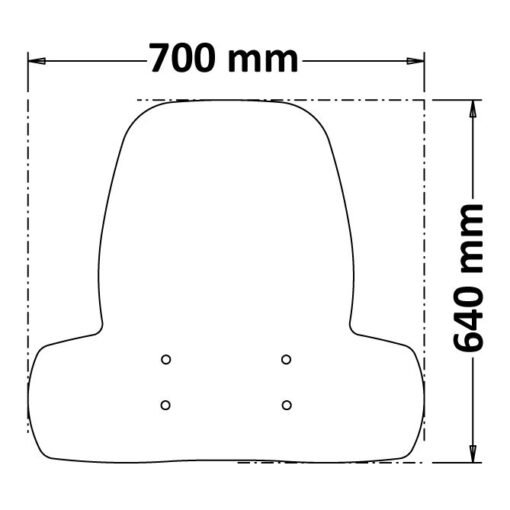 Parabrezza  per SUPER SOCO VS1 - immagine 4