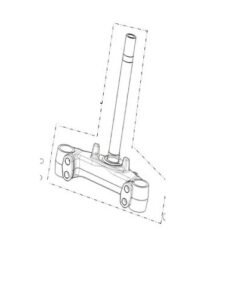 Gruppo Cannotto di Sterzo Super Soco CPX / VS1 (Codice Articolo 53200-TBG-A00-K)