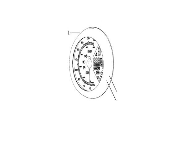 Gruppo tachimetro / cruscotto digitale originale 37200-QSM-F01