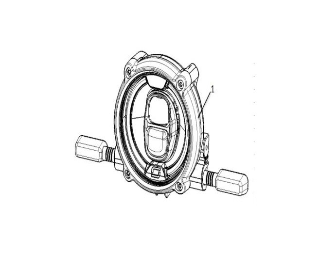 Gruppo ottico anteriore completo TC-Max. 33100-QSM-C01
