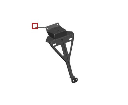 Supporto Targa in Alluminio Sting TL5500 PRO 32314-56011-000-Pro-23-01