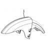 Parafango Anteriore Super Soco CPX  61100-TBG-A00-P-MB01N