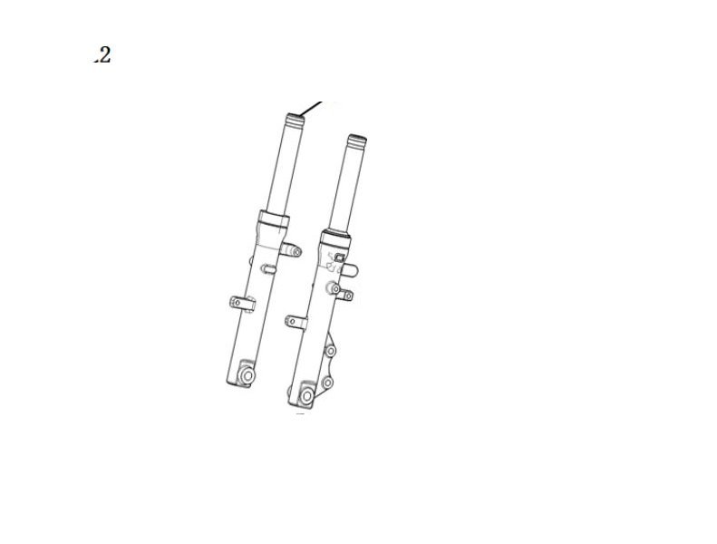 Ammortizzatore anteriore sinistro - SUPER SOCO VMOTO 51500-TBG-C00