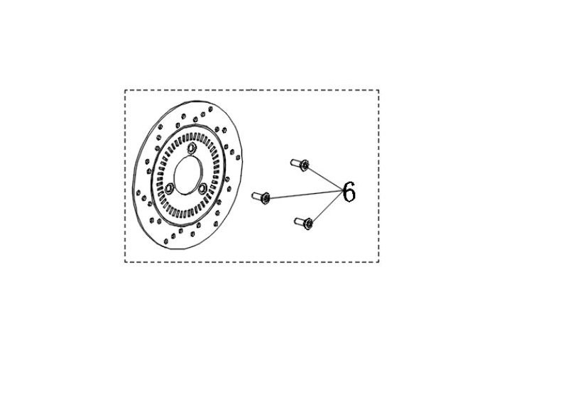 Disco freno posteriore - CPx Explorer SUPER SOCO VMOTO 41300-TBG-E100-M1