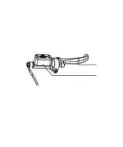 Pompa superiore del freno anteriore - SUPER SOCO- VMOTO CUX  45100-TAC-A50