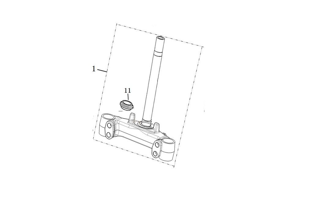 Forcella anteriore CUX- SUPER SOCO VMOTO 53200-TAC-A00